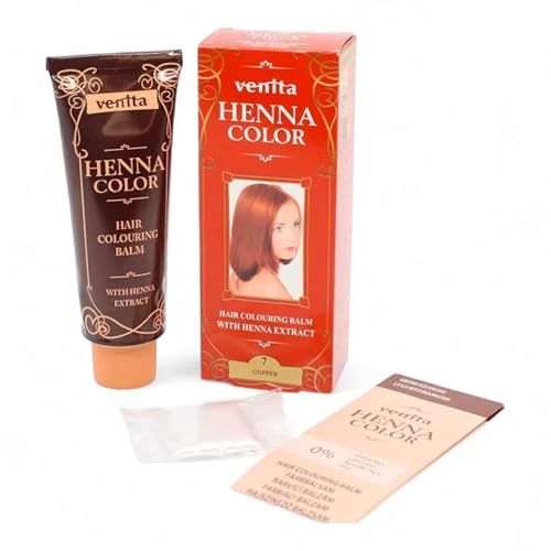 Venita Henna Color Balsam Koloryzujący Z Ekstraktem Z Henny 7 Miedziany 75ml