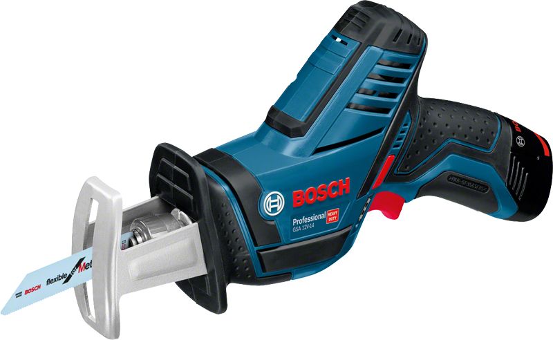 Bosch Professional GSA 12V-14 Reciprozaag | 2x 12V Accu & Lader