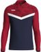 Jako Iconic Ziptop Kinderen - Marine / Chilirood | Maat: 140