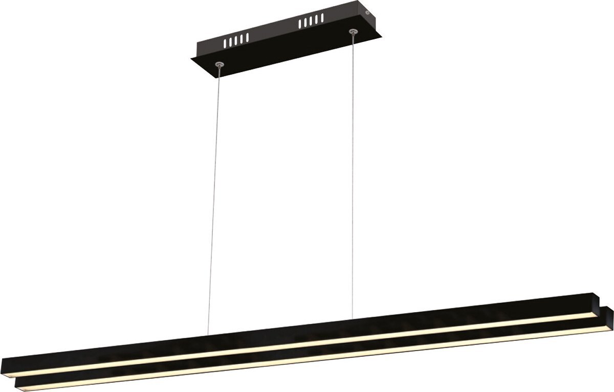 BES LED LED Hanglamp - Hangverlichting - Mater - 35W - Natuurlijk Wit 4000K - Zwart Aluminium