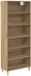 vidaXL Buffet en bois d'ingénierie chêne 69,5 x 32,5 x 180 cm Bois traité