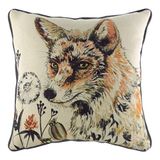 Evans Lichfield Elwood Fox Polyester Gevuld kussen, Multi, 43 x 43cm