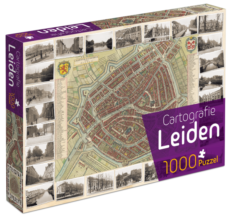 Tucker's Fun Factory Leiden Cartografie Puzzel (1000 stukjes)