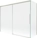 Mexen Rox paroi de douche double coulissant 190 + 80 x 150 cm, transparent, nickel brossé