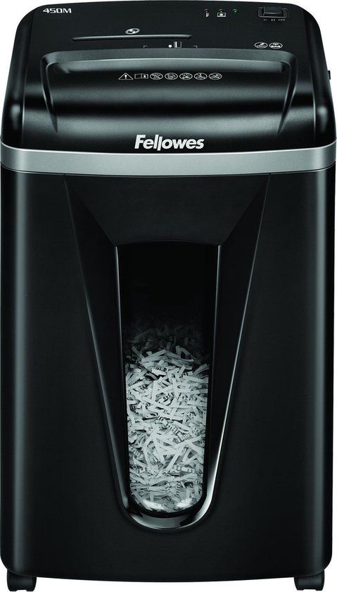 Fellowes Powershred 450M - Papiervernietiger - Zwart