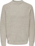 Only & Sons Heren Trui - Silver Lining Egret - Maat M