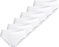 Conta Dames hipster slip 6 pack fijnrib wit