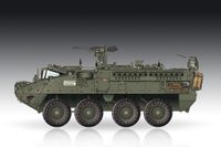 Trumpeter Modelbouwpakket Militaire voertuigen - 07423 M1130 Stryker Commandovoertuig - Amerikaans Pantserinfanterievoertuig Plastic - 1:72 - Modelbouw