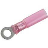 DSG Canusa 7932130302 Ringkabelschoen Met krimpkous Dwarsdoorsnede (max.): 1.50 mm² Schachtdiameter: 8 mm Deels geïsoleerd Rood 1 stuk(s)