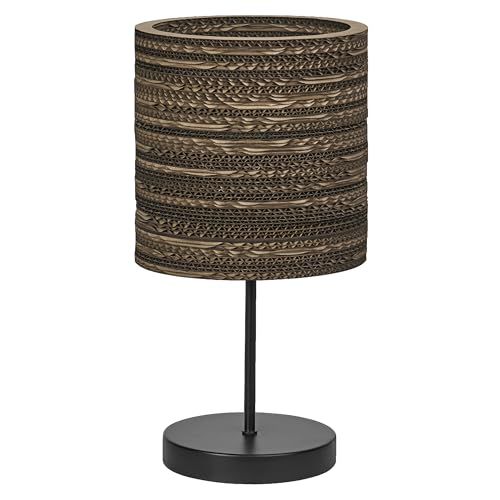 LEDVANCE Decor Cardboard Cylinder Table Lamp - Brown - E27 - 200mm - Recycled Shade