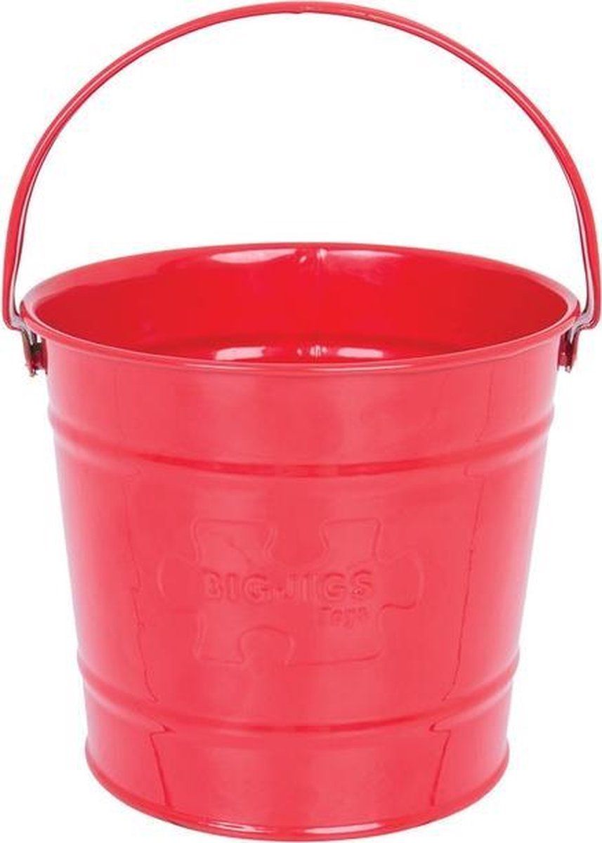 Bigjigs Red Bucket - Wooden - Red - EAN: 0691621652961