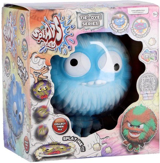 Top1Toys BTF Splats Head Tie Dye Animal 11 cm