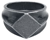 etNox hard and heavy etNox Basic Heren Ring - zilverkleurig