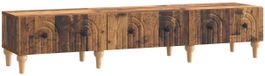 vidaXL meuble TV avec tiroir Vieux bois 147 x 34,5 x 30 cm Bois traité