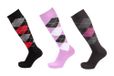 PFIFF Rijkousen, set van 3 stuks in verschillende kleuren, rijsokken met versterkt voetbed, maten 34-42