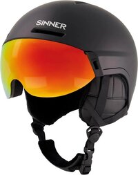 Sinner MONTBLANC VISOR skihelm - Zwart - Maat L
