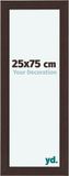 Your Decoration Cadre photo 25x75 cm MDF Chêne Foncé Como