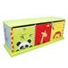 Teamson Kids Fantasy Fields Sunny Safari kinderrek met 3 opbergmanden, stof TD-0131A