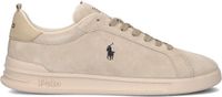 Polo Ralph Lauren Hrt Crt Rib-sneakers-low Top Lace Sneakers - Textiel - Heren - Beige - Maat 46