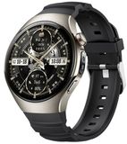 By Qubix - Contour siliconen band 'True Fit' - Zwart - geschikt voor Huawei Watch 5 - 42mm