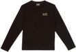 Ea7 Emporio Armani 7b000021_af10378 T-shirt à manches longues noir 12 ans garçon