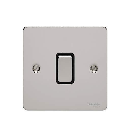 SCHNEIDER ELECTRIC GU1212BPC Ultimate Plate 2-wegschakelaar, 1 versnelling, chroom