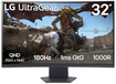 LG UltraGear 32GS60QC-B 31.5" QHD 180Hz Curved Gaming Monitor