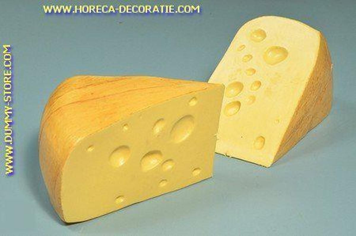 Horeca-decoratie.com Kaas Goudse 2 stukken formaat: 1/8 - 170 x 105 mm - Kaas