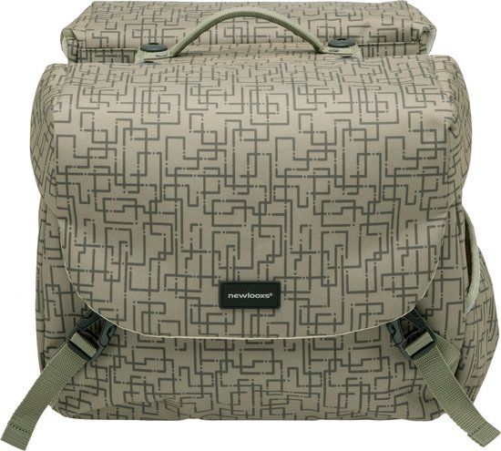 New Looxs Ivy Mondi Joy Dubbele Fietstas Racktime - 38 liter - Walnoot