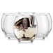 Glasmark KROSNO 1992 Set Van 6 Ijsbekers Van Transparant Glas Ijsglazen Dessertglazen Voor Fruit Ijs Cocktail 350 ml