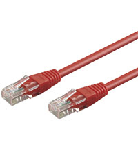 Goobay CAT 6-500 UTP Red 5m