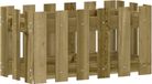 vidaXL Plantenbak met hekontwerp 60x30x30 cm geïmpregneerd grenenhout
