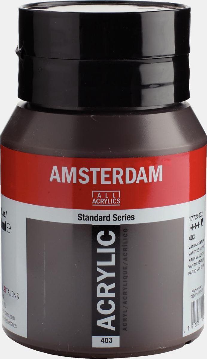 Amsterdam Standard Acrylverf 500ml 403 Van Dijckbruin