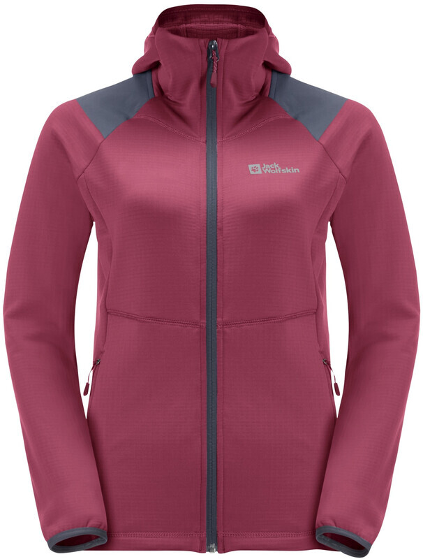 Jack Wolfskin Jack Wolfskin Kolbenberg FZ Capuchon Jas Dames, violet XS 2023 Fleece jassen