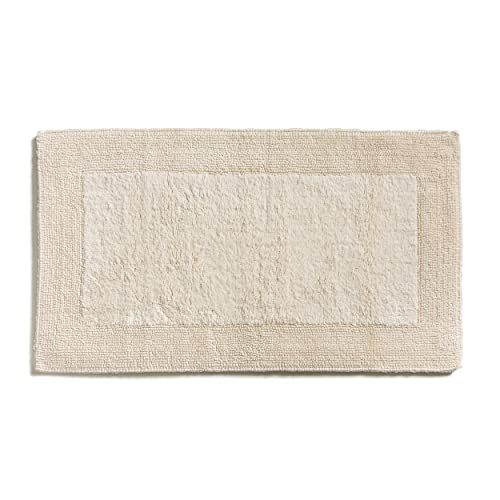 Möve Loft getufte badmat 60 x 100 cm van 100% katoen, natuur