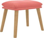 vidaXL Voetenbank 45x29,5x35 cm fluweel roze