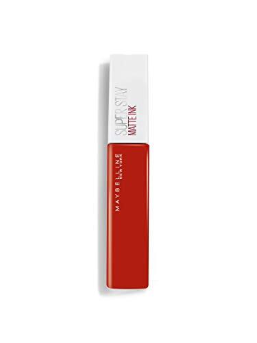 Maybelline New York Maybelline New-York Lippenstift, mat, duurzaam, superstay matte inkt, kleur: Ground Breaker (117), 5 ml