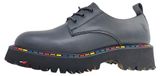 2 Go Fashion Chaussures femme à lacets sportifs lacets noirs loisirs