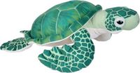 Wild Republic Pluche Zeeschildpad knuffel - 55 cm - Groen