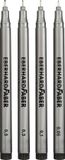 Eberhard Faber Fineliners - 4 stuks - Zwart
