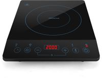 Aigostar Flame 30BWN - Inductie Kookplaat - 2000 Watt - Touch control - 1 kookzone - Timer - Zwart