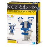 4M Kidzrobotix Tête de robot motorisée Bleu/Gris