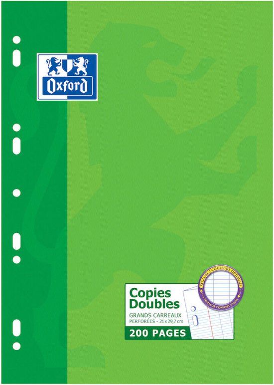Oxford 100105681 schrijfblok & schrift Groen A4