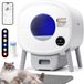 OEM Bol Zelfreinigende kattenbak – Automatische kattenbak met sensor – Slimme kattenbak voor binnen – Kattenbak zonder scheppen – Geurvrij en hygiënisch – Voor kleine en grote katten – Dichte kattenbak met zelfreinigingssysteem – Gemakkelijk schoon te maken