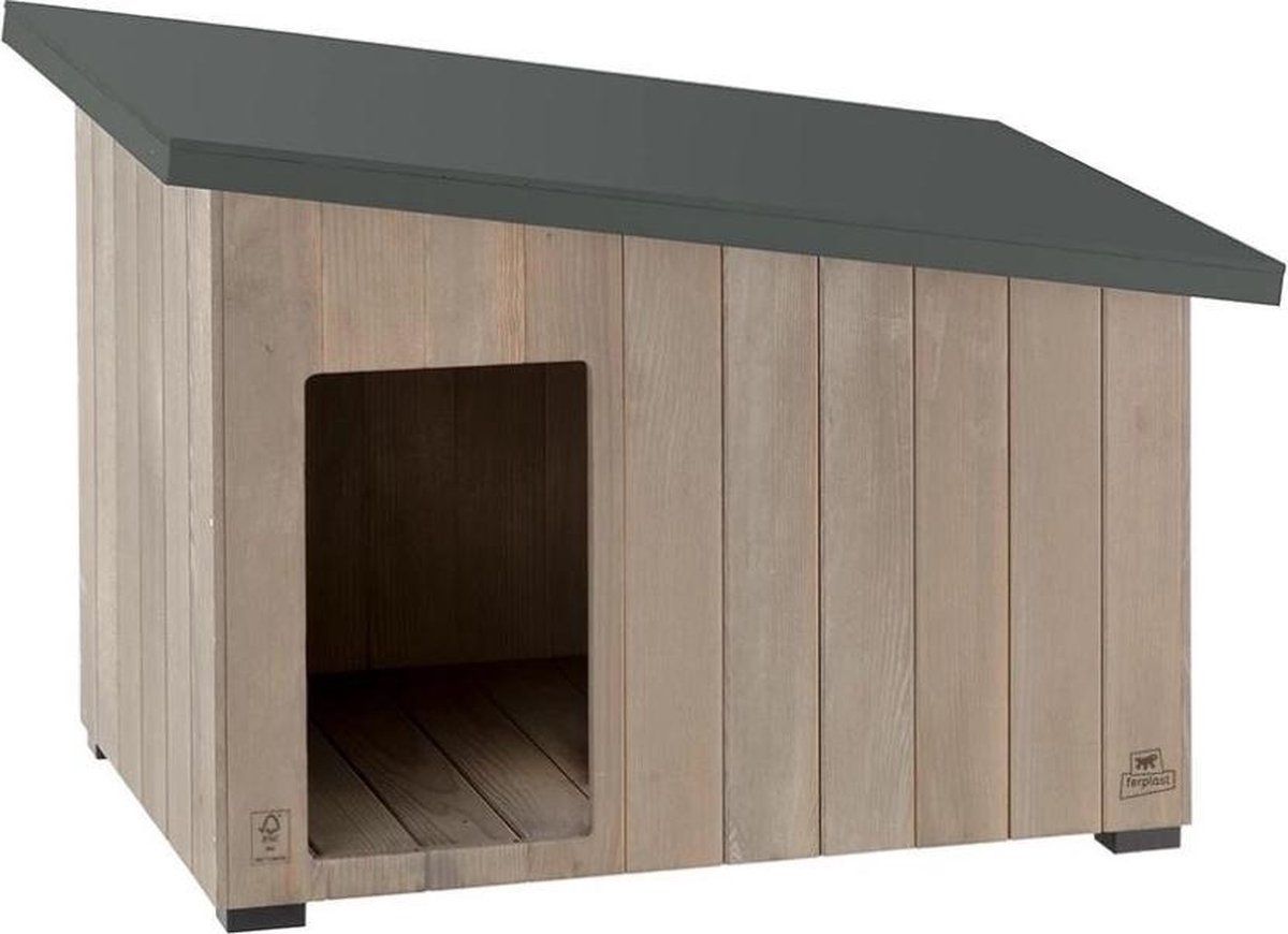 Ferplast Hondenhok Argo 60 - Grijs - Hout