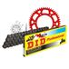 Kettingset DID Kettingset Alu 520/114 clipslot rood voor Honda CR R 250 cc Bj. 1994