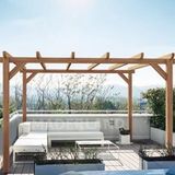 Maderland Pergola en bois autoportante - Modèle Sitges - 600 x 300 cm