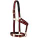 Weaver Leather Gewatteerde Breakaway Verstelbare kin en keel Snap Halter, 1 "Gemiddelde Paard of Jaarling Draft, Rood Gestreept