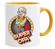 Opa mok/mok - Super Opa - Mooie en grappige koffiemok als cadeau-idee voor grootvaders. Keramiek 350 ml - cadeau-idee cadeau
