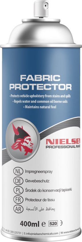 Nielsen Chemicals Nielsen Fabric Protector - 400 ml - Stofbeschermer - Transparant